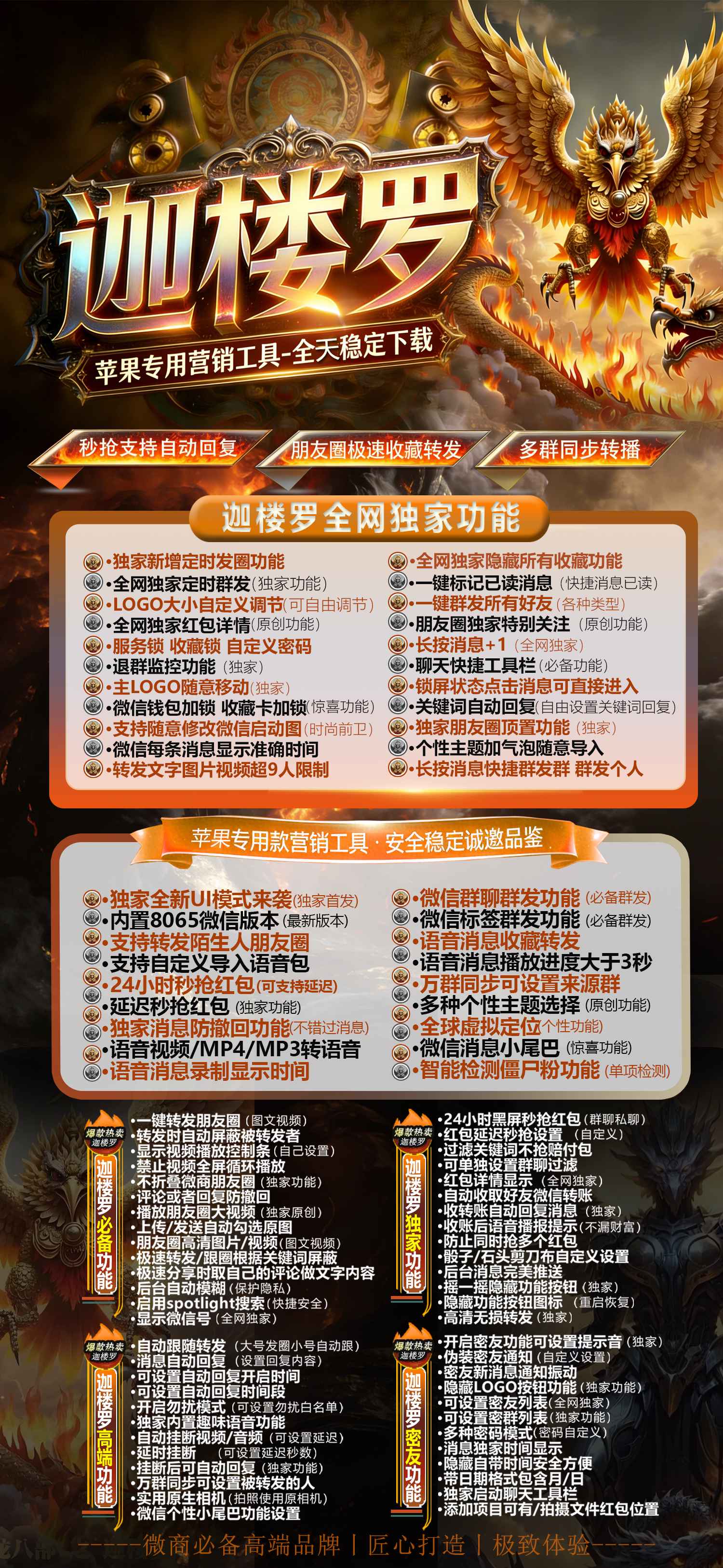 苹果专用微信多开软件APP分身TF•迦楼罗激活码